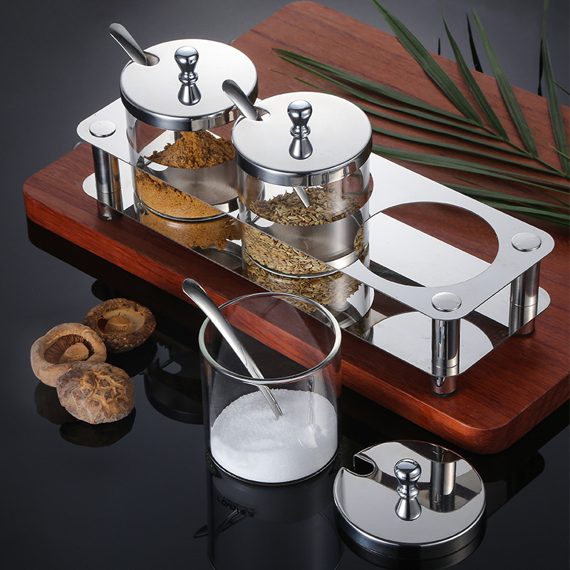 Seasoning Bottle High Borosilicate Glass Seasoning Box - Image 3