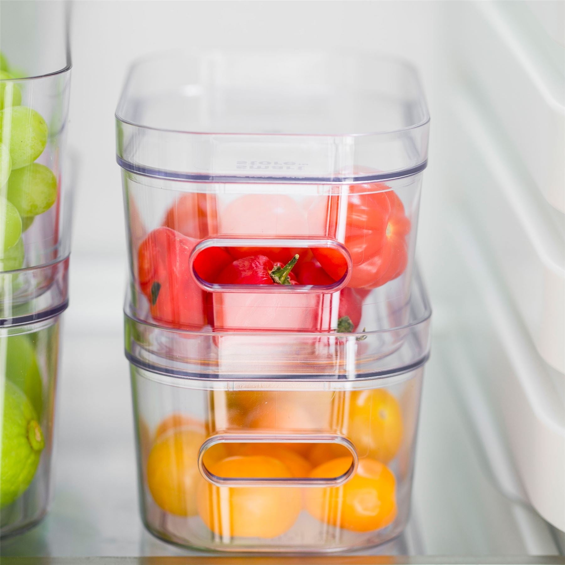 Extra Small Stacking Lidded Fridge Storage Box