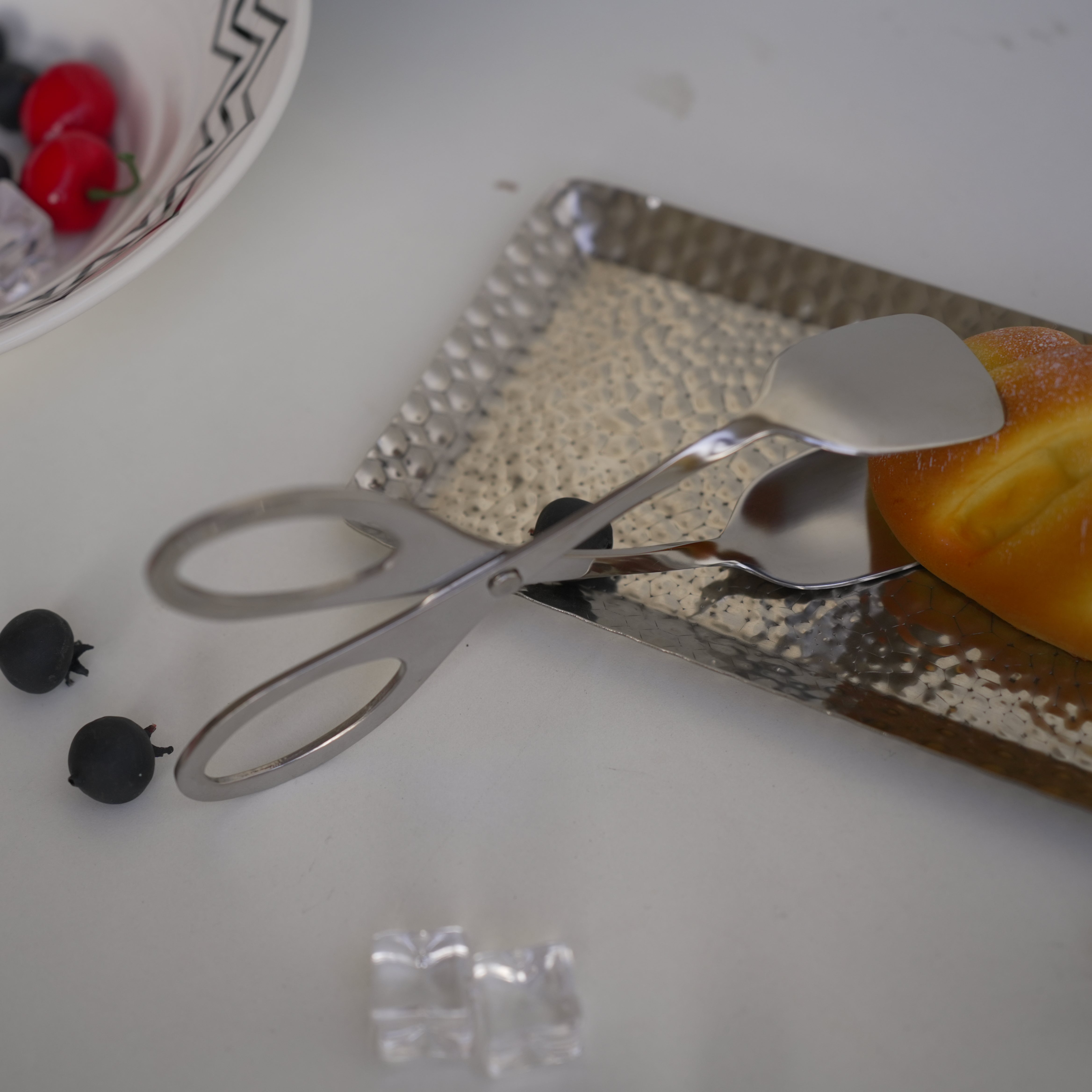 Small Clip Tong | Scissors shape | Gold Silver | Stainless Steel - Image 8