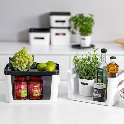 Compact Clear Open-Front Storage Container - Image 9