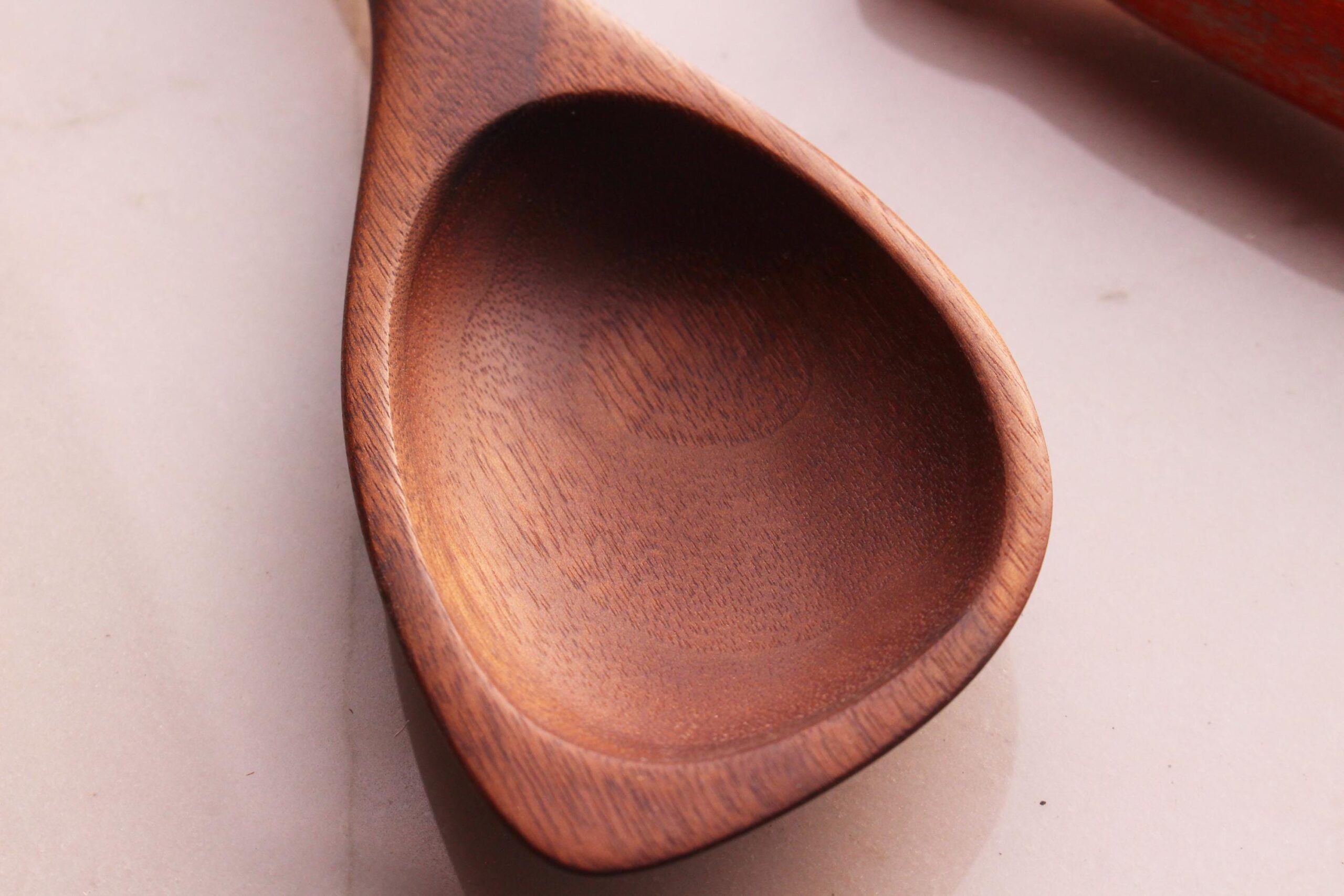 Handmade wooden spatula spoon carved from Cherry, Walnut, Maple, or Bird's Eye Maple - Image 16