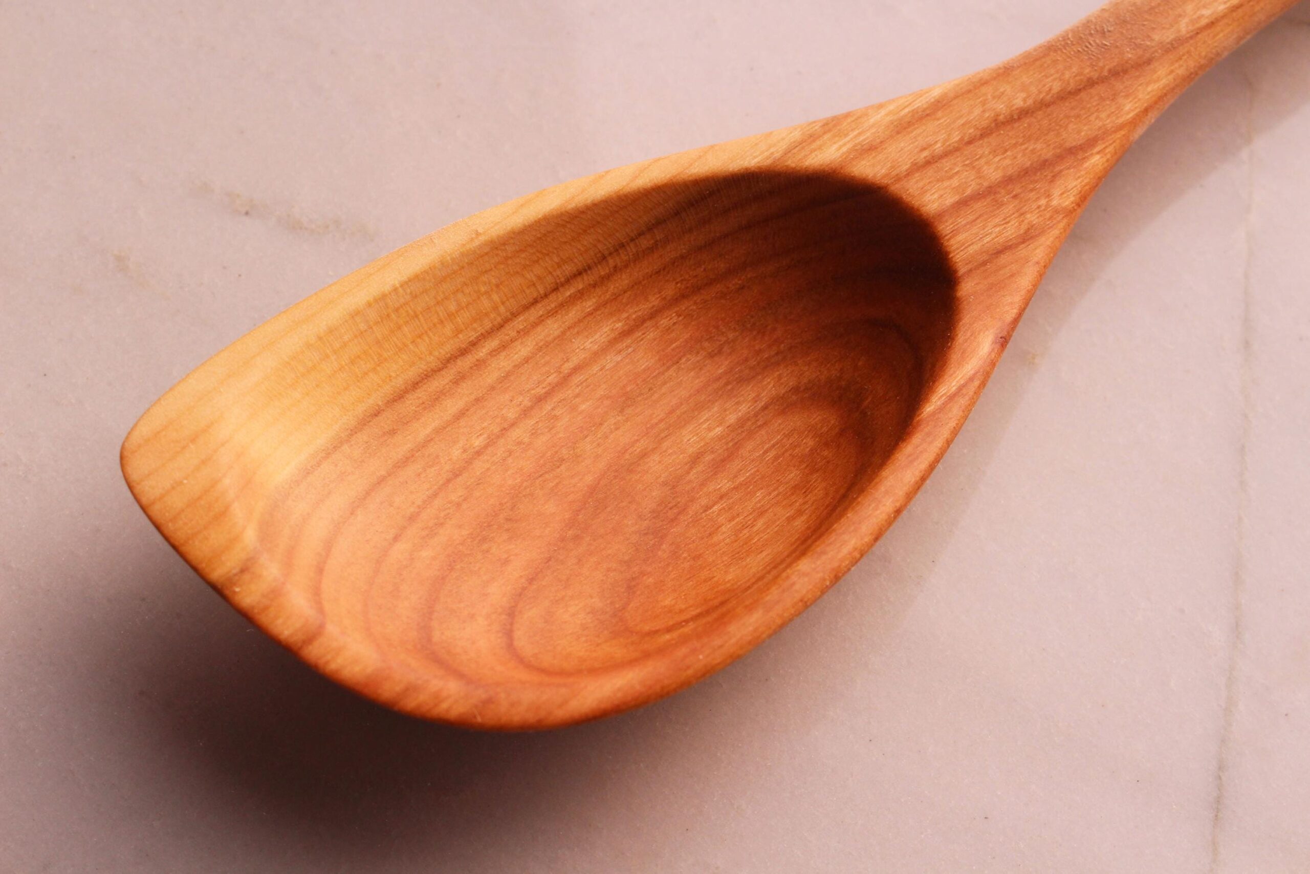 Handmade wooden spatula spoon carved from Cherry, Walnut, Maple, or Bird's Eye Maple - Image 10