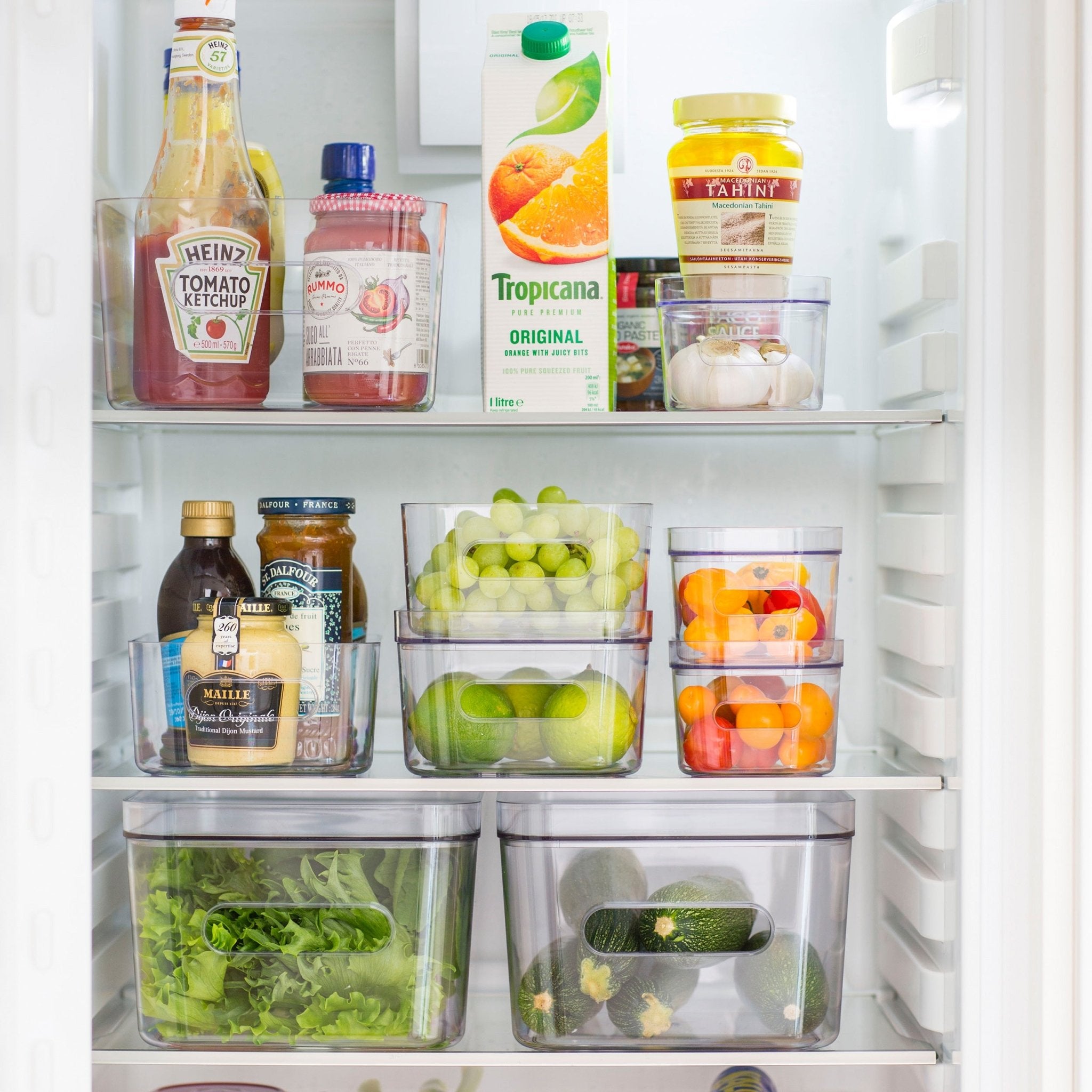 Extra Small Stacking Lidded Fridge Storage Box - Image 6