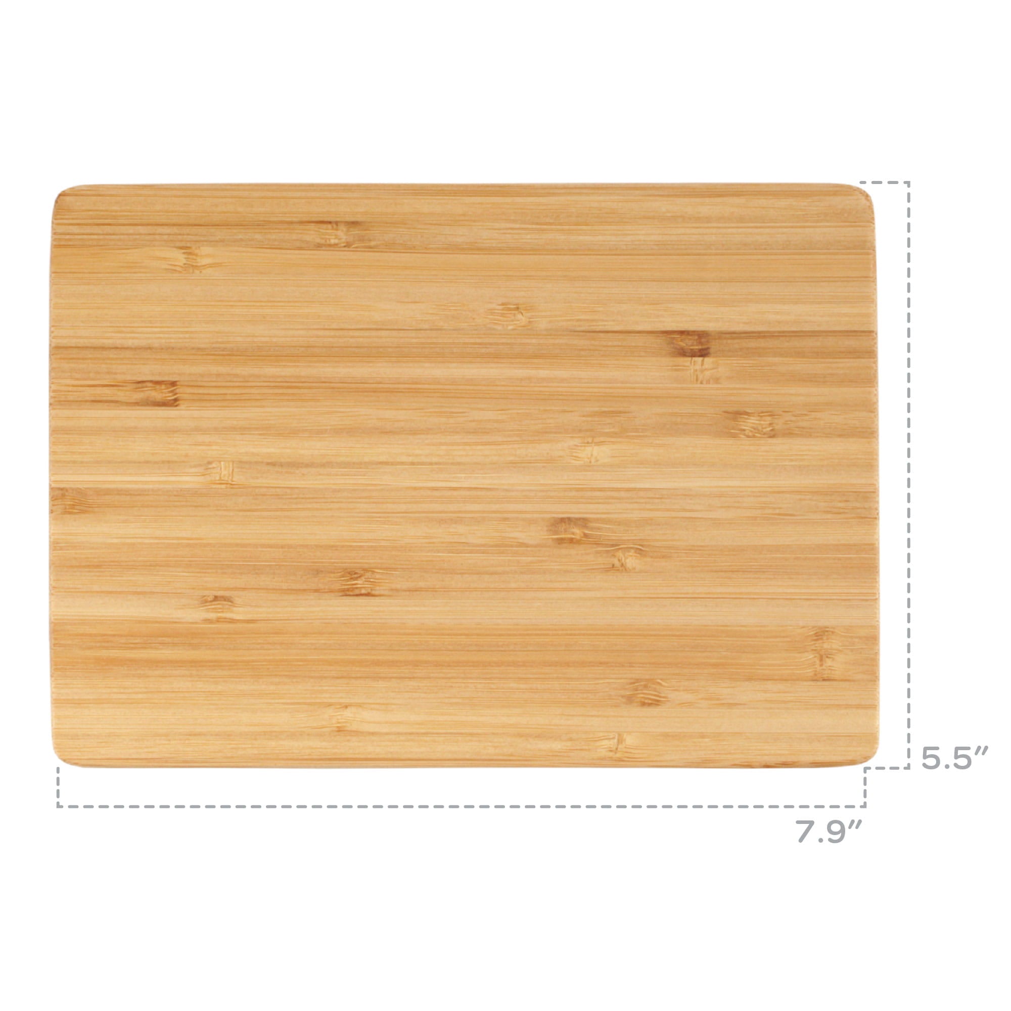 Thin Bamboo Cutting Board 7.9" x 5.5" x 0.4" - Image 6