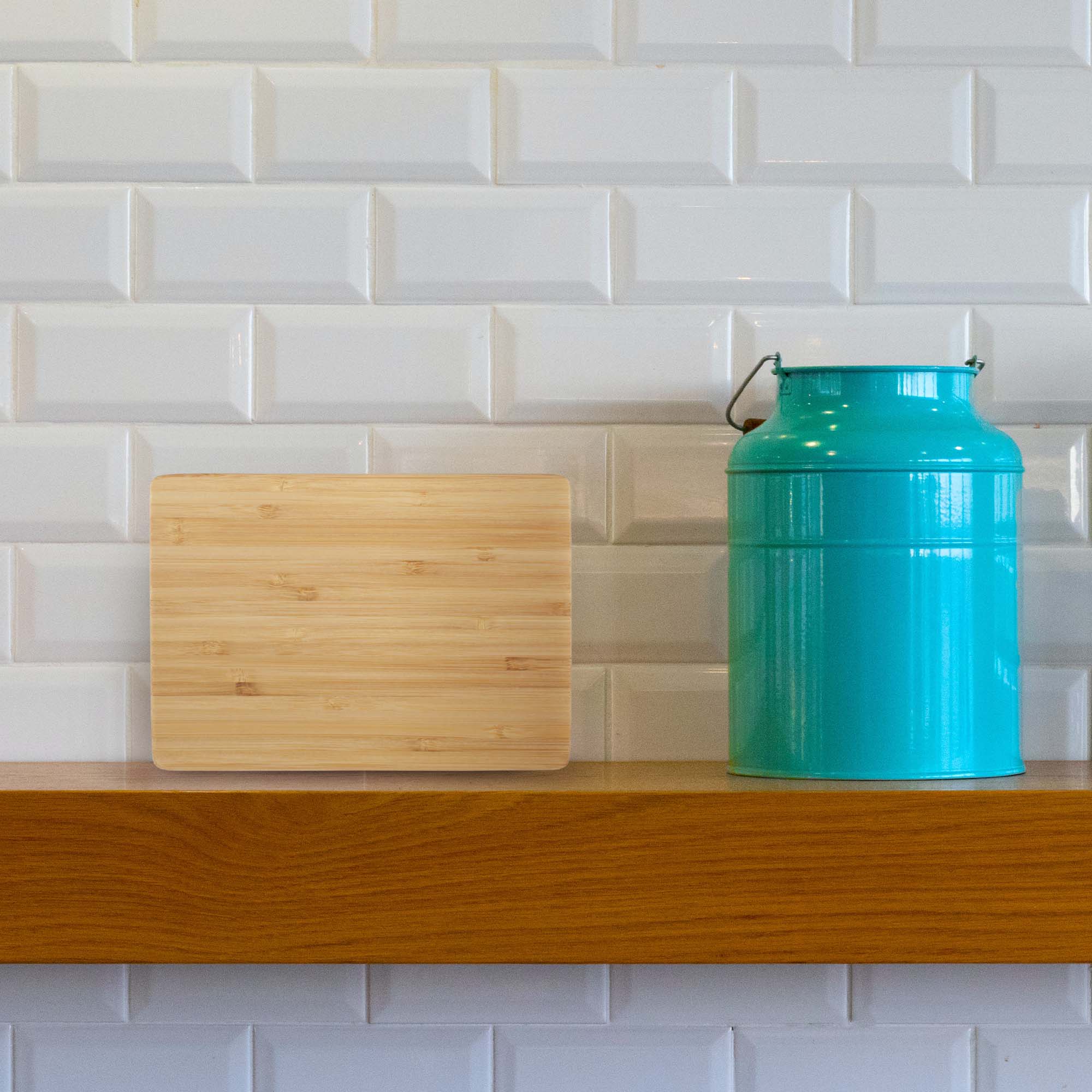 Thin Bamboo Cutting Board 7.9" x 5.5" x 0.4" - Image 2
