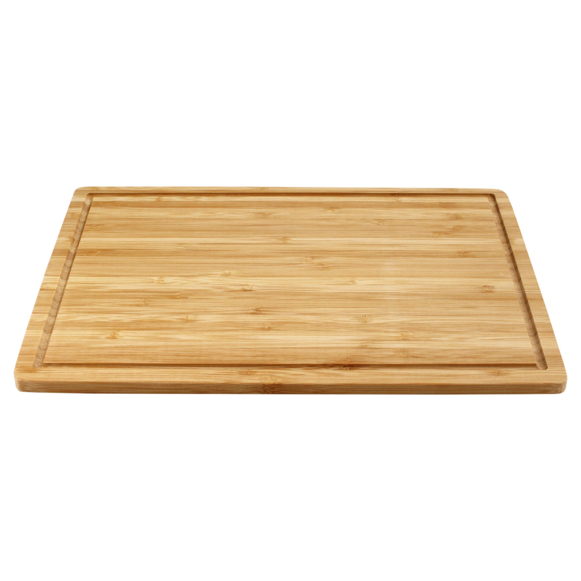Flat Grooved Thin Bamboo Cutting Board 13" x 9" x 0.4" - Image 3